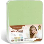 Prostěradlo Mikroflanel - světle zelená - 180x200 cm