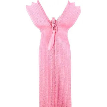 Zip Skrytý zip v růžové barvě 45 cm I-3W0-45-133
