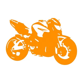 Samolepící dekorace SAMOLEPKA Motorka 041 pravá road racing (06 - oranžová) NA AUTO, NÁLEPKA, FÓLIE, POLEP, TUNING, VLASTNÍ TEXT, TISK, AUTOSAMOLEPKY.cz, POLEPY, OBRÁZEK, LOGO, SAMOLEPKY