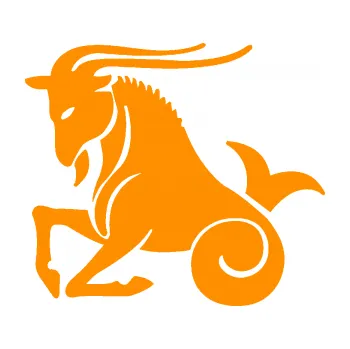 Samolepící dekorace Kozoroh 004 levá (06 - oranžová) SAMOLEPKA NA AUTO, NÁLEPKA, FÓLIE, POLEP, TUNING, VLASTNÍ TEXT, TISK, AUTOSAMOLEPKY.cz, POLEPY, OBRÁZEK, LOGO, 3D STICKERS