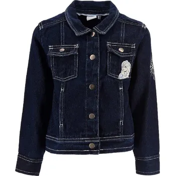 Dívčí bunda Tmavě modrá dívčí džínová bunda Disney Frozen Velikost: 104