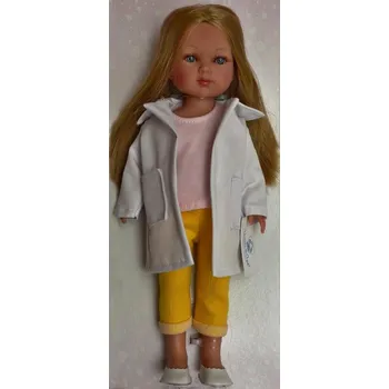 Panenka Realistická panenka holčička Carlota jako lékařka od firmy Vestida de Azul (Carlota- 28 cm )