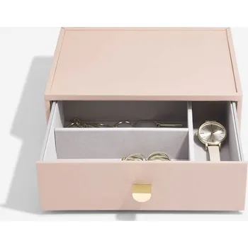 Šperkovnice Box na hodinky Stackers Blush Classic Accessory Drawer | růžová 75801