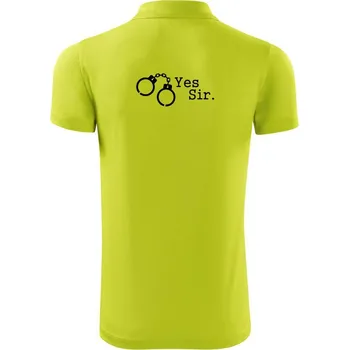 Pánská košile Yes sir - Polokošile Victory sportovní (dresovina) - 2XL ( Limetková )