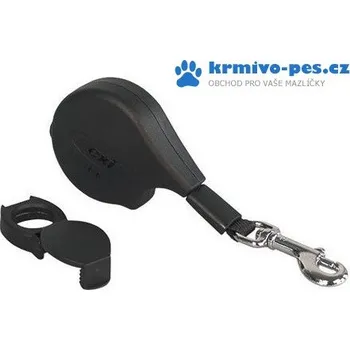 Vodítko pro psa Vodítko FLEXI Click pásek 0,7m/25kg černá