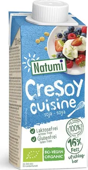 Rostlinné mléko Natumi CreSoy sójová smetana na šlehání Bio 200 ml