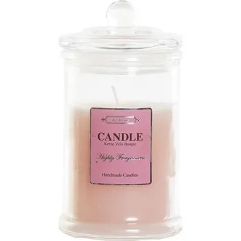 Svíčka Svíčka ve skle "LIGHT PINK" 8x15/256gr.