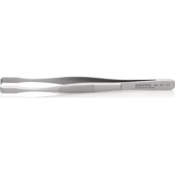Pinzeta polohovací, s úchopovými plochami, rovné špice, knipex 920107