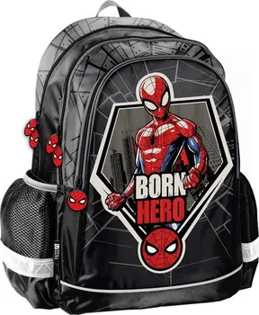 Školní batoh Paso Spiderman Born Hero 41 cm černý