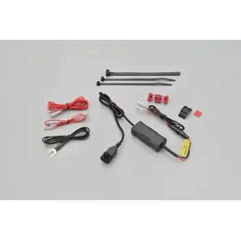 USB-C zásuvka pro motocykl DAYTONA vstup DC12V, výstup 5V/3A, 9V/2A, 12V/1.5A, max 18W, 1 PORT (elektro doplňky pro motorku )