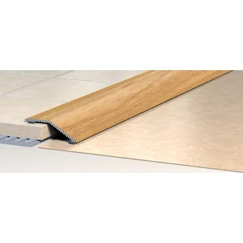 ukončovací lišta Lišta přechodová "zkosená" Havos dřev. dub, hliník, délka 270 cm, výška hrany 8 mm, LPZ3D270