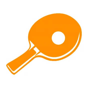 Polep vozidla Ping pong pálka pravá (06 - oranžová) SAMOLEPKA NA AUTO, NÁLEPKA, FÓLIE, POLEP, TUNING, VLASTNÍ TEXT, TISK, AUTOSAMOLEPKY.cz, POLEPY, OBRÁZEK, LOGO, 3D STICKERS