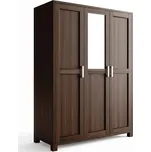 Buková skříň KANSAS Vito se zrcadlem Barevné provedení: Eben