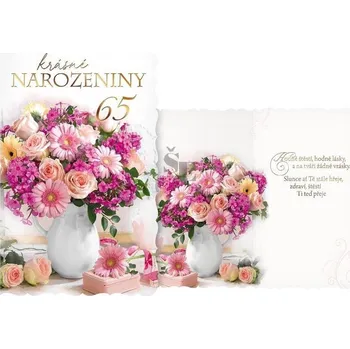 Blahopřání srdečné 65. M11-515 H s textem H 492