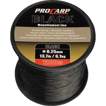 Cormoran Vlasec Pro Carp Black 0,25mm - 0,36mm (1m - 3000m) Průměr-Nosnost: 0,36mm - 10,5kg