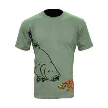 Zfish tričko Boilie T-shirt Olive Green Velikost: XL