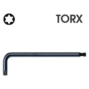 Sada nářadí Wera 05024218001 - Klíč zástrčný šestihranný TORX T60x190/38mm L-klíč s kuličkou, 967 PKL