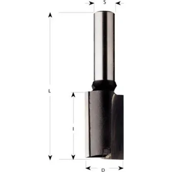 Fréza CMT Orange Tools C17414111 - Drážkovací fréza na dřevo pr. 14 x 40/ 90 mm HM, stopka 8 mm se zavrtávacím zubem