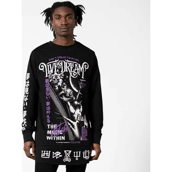 Pánská mikina mikina bez kapuce pánské - Dream Longline - KILLSTAR - KSRA004624 - S