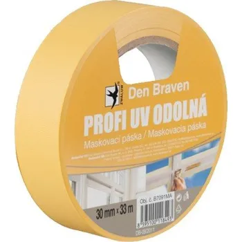 Den Braven M7091MA Maskovací páska UV odolná 30mm, délka 33m PROFI