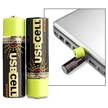 Článková baterie PRIME USB nabíjecí baterie AA Ni-MH 1300mAh