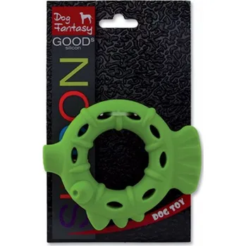 Hračka pro psa Hračka DOG FANTASY silikonový kroužek světle zelený ()
