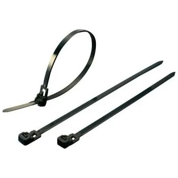 Stahovací páska Stahovací rozepínací pásek KSS HVC300, 300 x 7,6 mm, transparentní