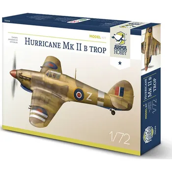 Plastikový model 1:72 Hawker Hurricane Mk.IIb Trop Model Kit (2x camo)