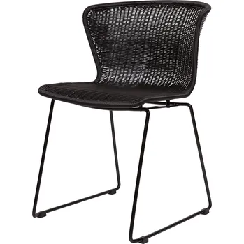 Jídelní židle WOOOD Set 2 Jídelních židlí WINGS černá 378616-Z