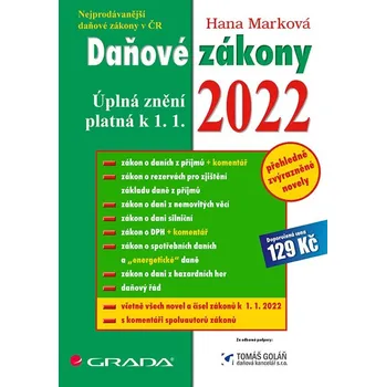 Kniha Daňové zákony 2022 - Hana Marková (E-Kniha)