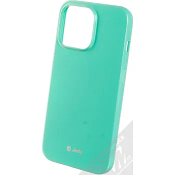 Pouzdro na mobilní telefon 1Mcz Jelly TPU ochranný kryt pro Apple iPhone 13 Pro mátově zelená (mint green)