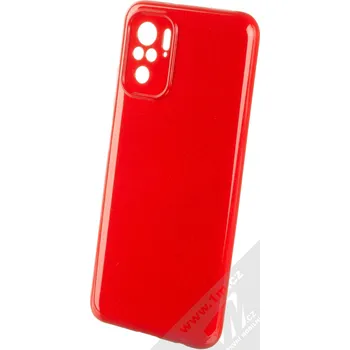 Pouzdro na mobilní telefon 1Mcz Jelly Skinny TPU ochranný kryt pro Xiaomi Redmi Note 10, Redmi Note 10S, Poco M5s červená (red)
