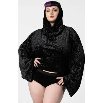 Dámská mikina mikina bez kapuce dámské - Anesthesia Velvet - KILLSTAR - KSRA005220 - 3XL