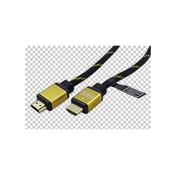 Video kabel Roline Gold High Speed HDMI kabel s Ethernetem, 4K, HDMI M - HDMI M, zlacené konektory, (11.04.5505)