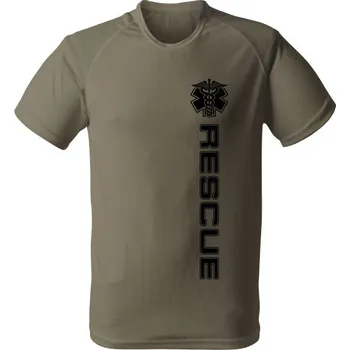 Funkční tričko Rescue - olivová