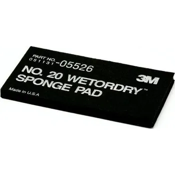 Brusný kotouč 3M 05526 Wetordry měkká podložka pro ruční broušení 3M, 70 mm x 140 mm x 9,5 mm