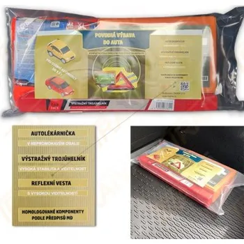 Autolékárnička Povinná výbava Signus S2 - vesta, trojúhelník, lékarnička