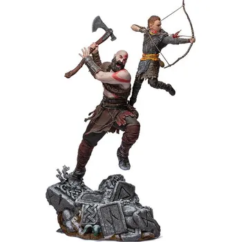 Figurka Iron Studios God of War Kratos + Atreus