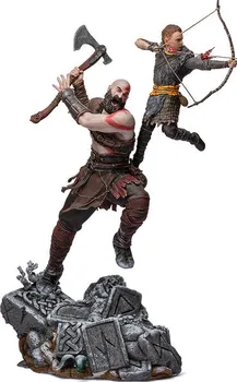 Figurka Iron Studios God of War Kratos + Atreus