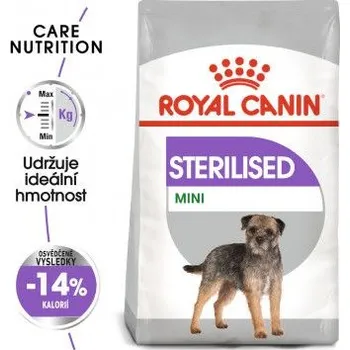 Krmivo pro psa Royal Canin Mini Sterilised granule pro kastrované malé psy 1kg