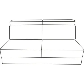 Sedací souprava Modulová sedací souprava ASPEN díl 2BK dvojsed + úložný prostor