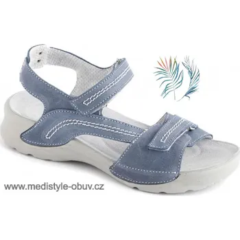 Dámská zdravotní obuv MEDISTYLE SAŠA LS-T29 sandál modrý, modrá - 38