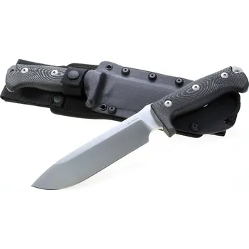 lovecký nůž Lionsteel M7 Satin-finished blade Black micarta