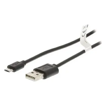 Mobilní telefon Kabel USB 2.0 USB A Zástrčka - Micro B Zástrčka 3.00 m Černá