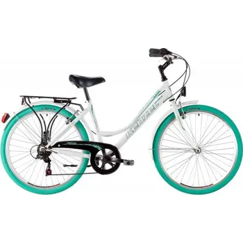 Městské kolo Kenzel Jízdní kolo Boulevard Royal 6spd 26" 2026 bílo-tyrkysové