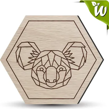 Podtácek Dřevěný podtácek - KOALA
