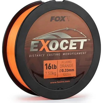 Vlasec FOX EXOCET FLUORO ORANGE MONO průměr vlasců: 0,30
