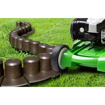 Zahradní obrubník Plastová řetězová palisáda 4 m (Plastová palisáda )