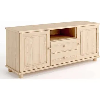 Šatní skříň Televizní stolek z masivu BIANCA Amigo Barevné provedení: Přírodní