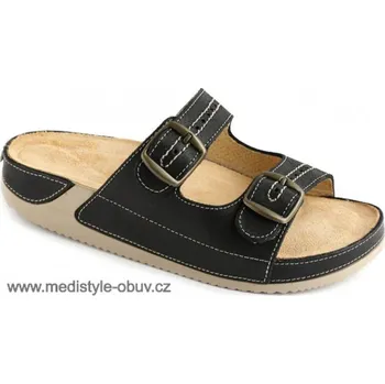 Dámská zdravotní obuv MEDISTYLE ROZÁRA 4R-J16 pantofel černý, černá - 37